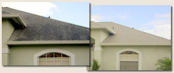 Roof Cleaning - Remove Roof Algae Streaks
